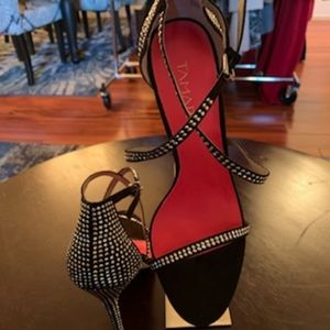 Strappy Black Stilettos Sandal